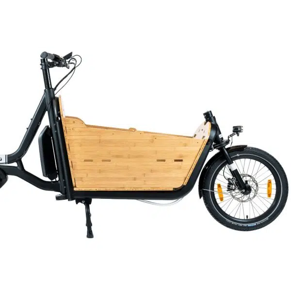 yuba bikes supercargo cl black bamboo box