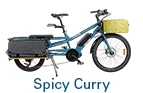 Card Menu Spicy Curry Blue