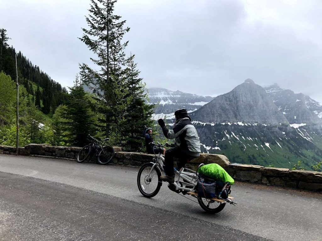 Yuba Spicy Curry Cargo Bike Adventure Logan Pass Passerby
