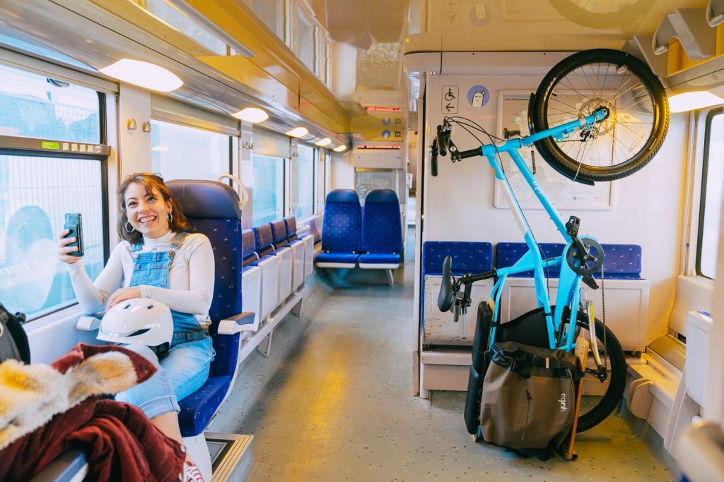 Yuba Bikes Kombi Blue Train
